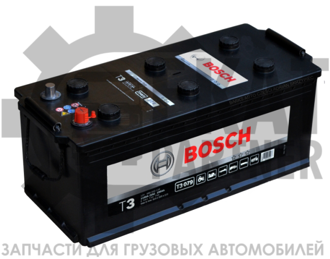 Аккумулятор BOSCH 12V 180Ah + справа обслуж 1100А 513x223x223 0092T30790